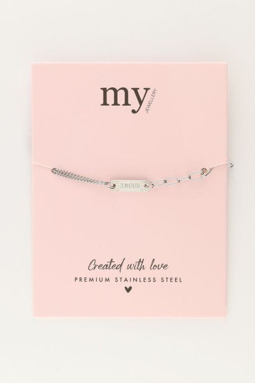 Amour bracelet with different links | My Jewellery