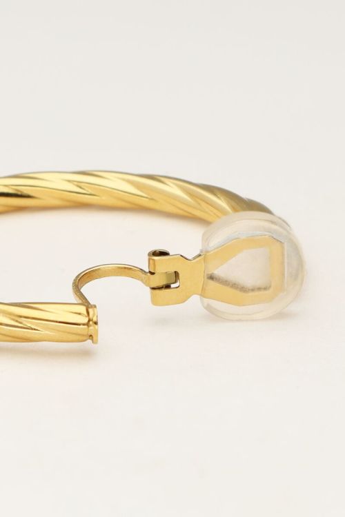 Clip-on earrings with chunky twist | My Jewellery