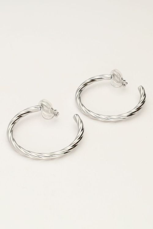 Clip-on earrings with chunky twist | My Jewellery