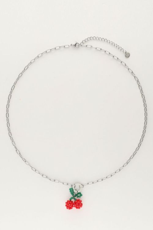 Necklace with red beads cherry | My Jewellery