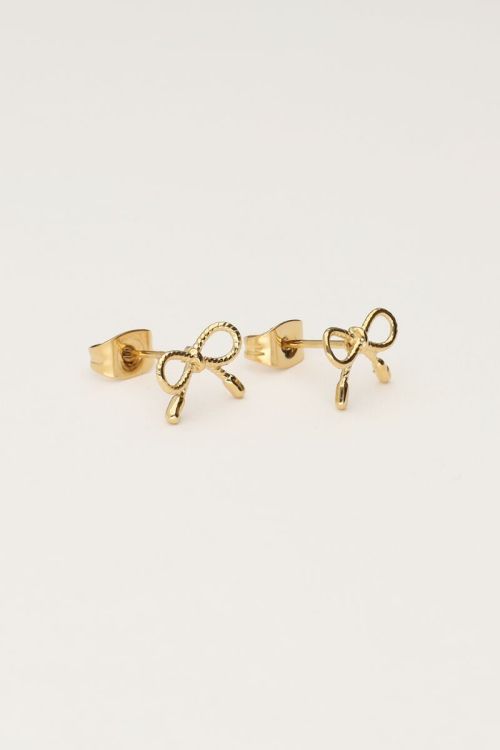 Minimalist bow studs  | My Jewellery