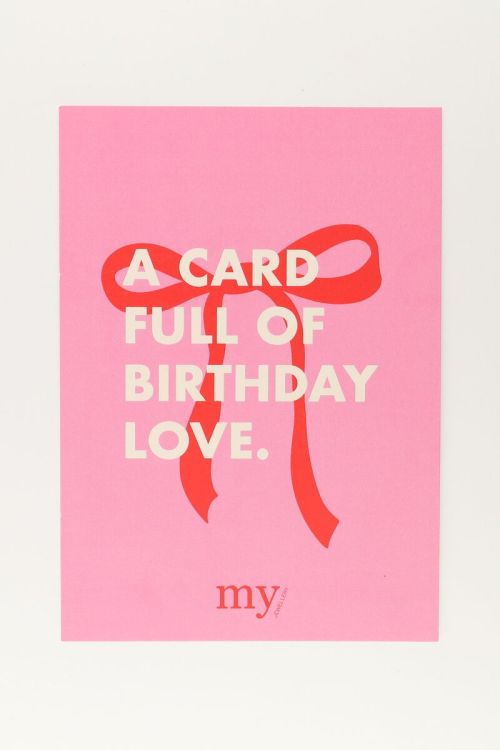 Birthday love card  | My Jewellery