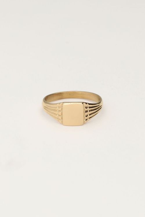 Bague rectangulaire Vintage