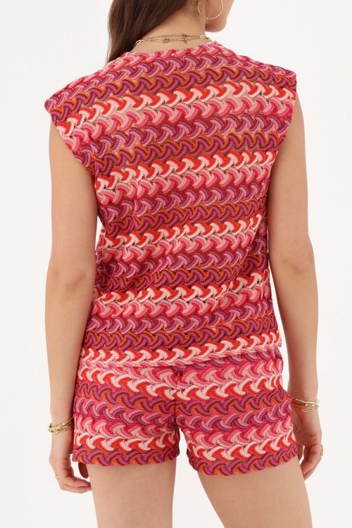 Pink crochet top  | My Jewellery
