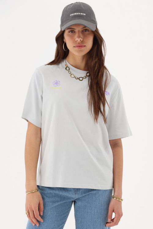 Gray T-shirt "Botanical" | My Jewellery