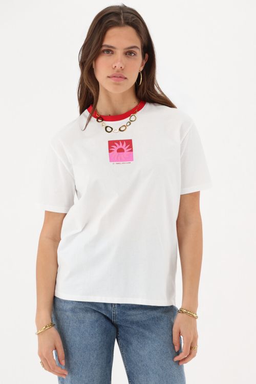 White T-shirt "St tropez sun" | My Jewellery