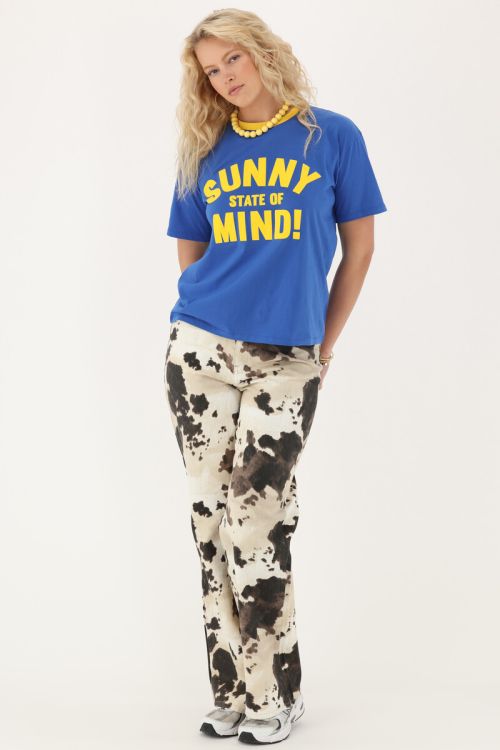 Blue T-shirt "Sunny state of mind" | My Jewellery