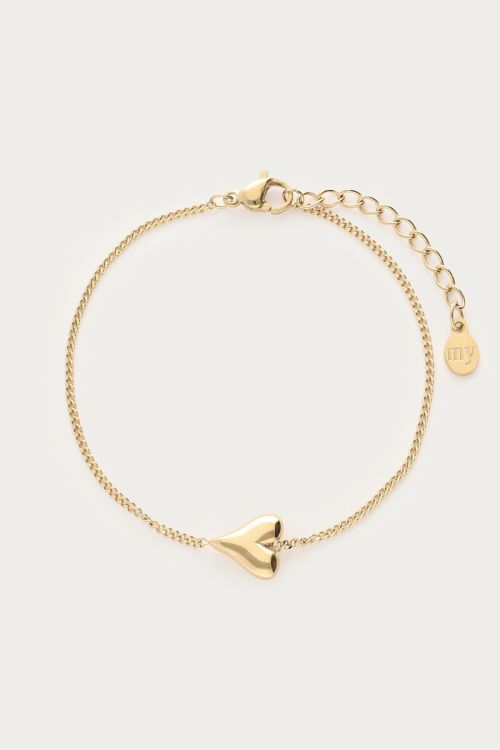 Minimalist bracelet with heart | My Jewellery