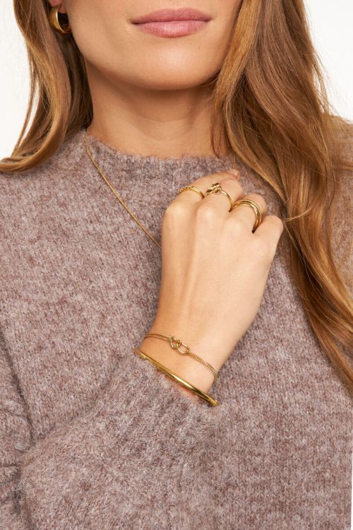 Minimalist bracelet connected hearts | My Jewellery