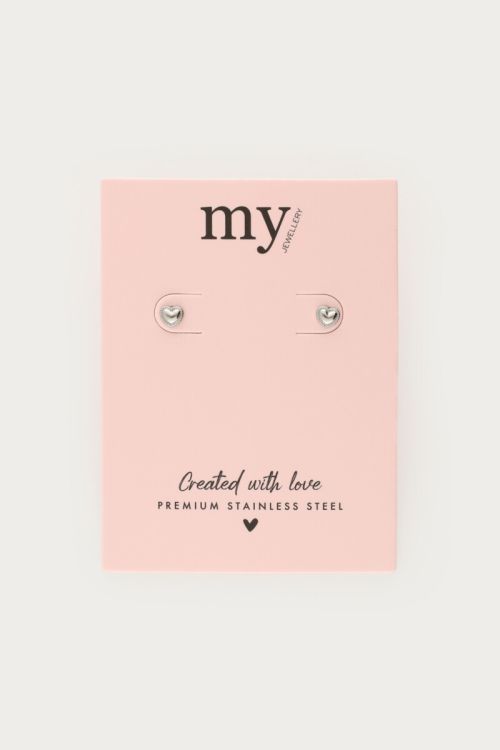 Studs with heart and dots | My Jewellery