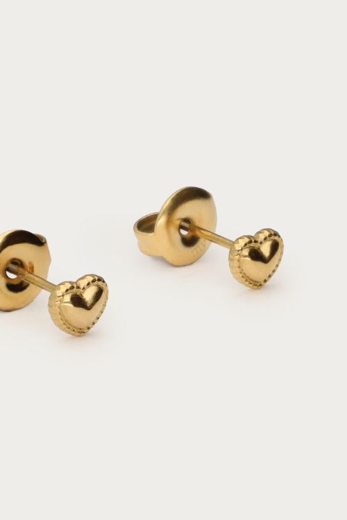 Studs with heart and dots | My Jewellery