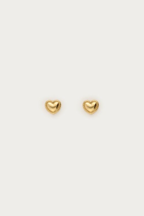 Studs with heart and dots | My Jewellery