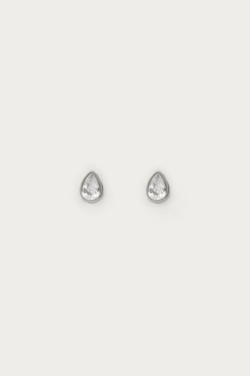 Studs with rhinestone drop | My Jewellery