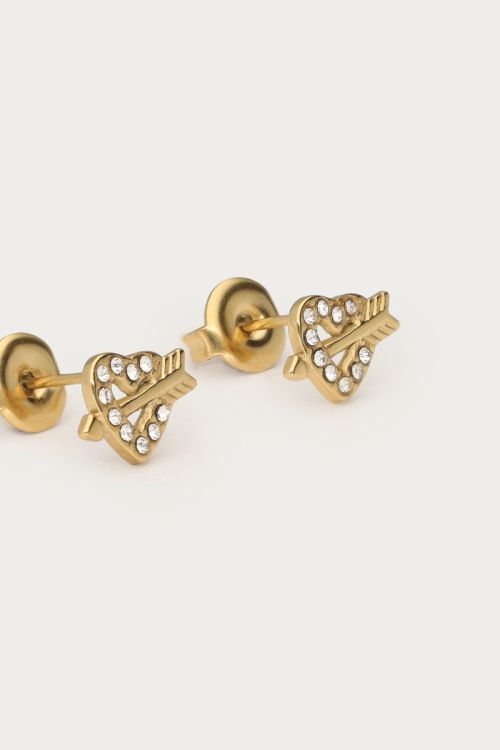 Studs arrow and hearts bow | My Jewellery