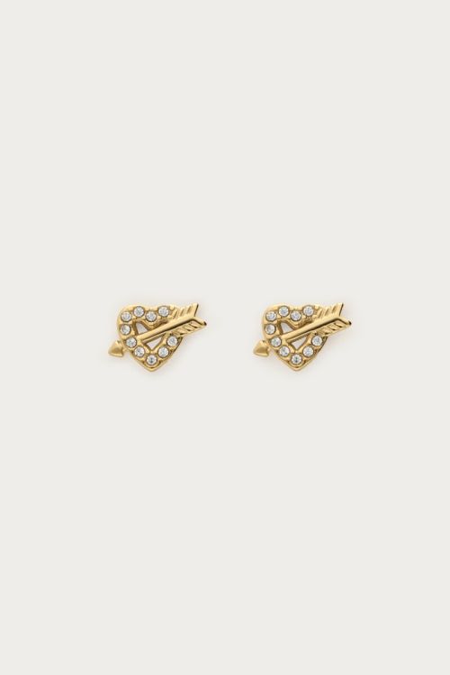 Studs arrow and hearts bow | My Jewellery