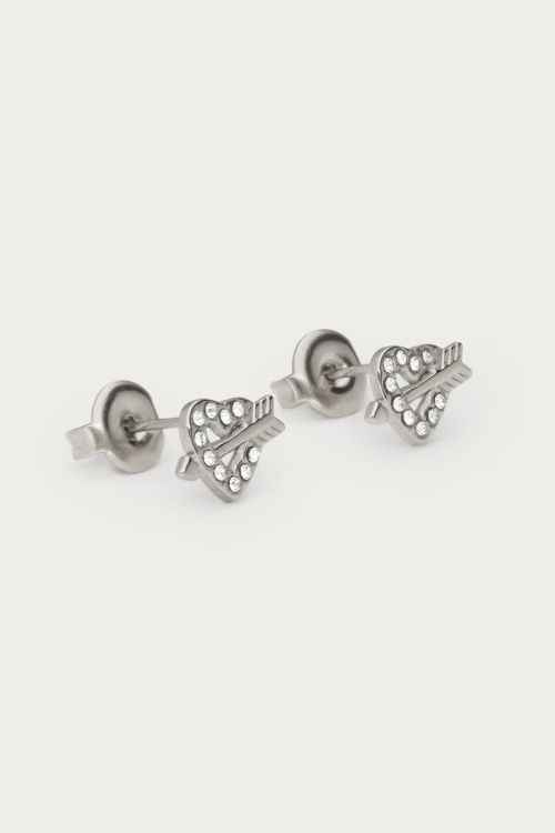 Studs arrow and hearts bow | My Jewellery