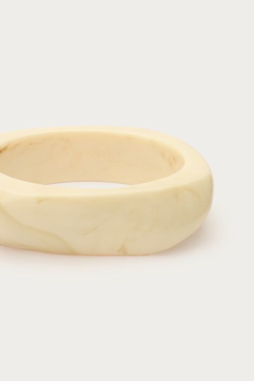 White resin bangle | My Jewellery