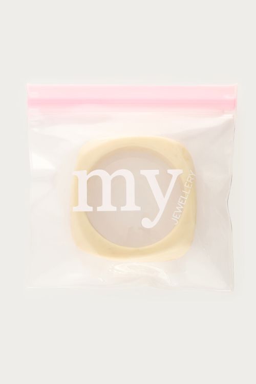 White resin bangle | My Jewellery