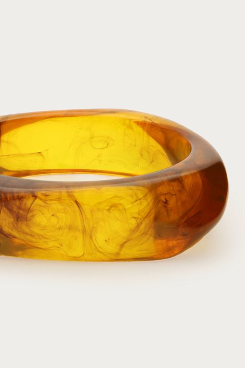 Brown melange resin bangle | My Jewellery