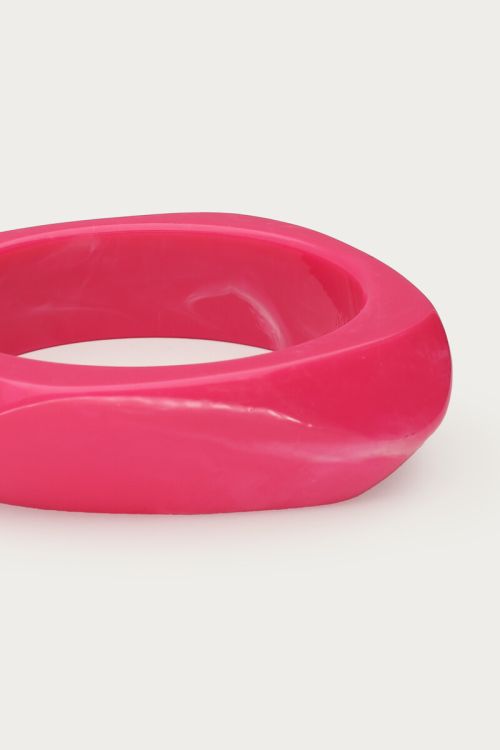 Pink resin bangle | My Jewellery