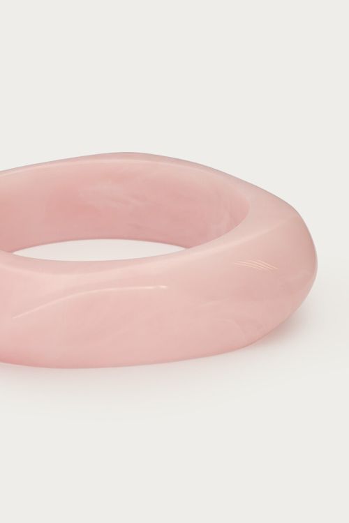 Light pink resin bangle | My Jewellery