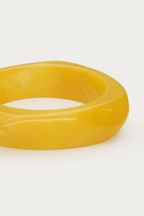 Yellow resin bangle | My Jewellery