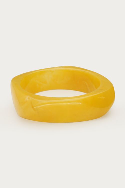 Yellow resin bangle | My Jewellery