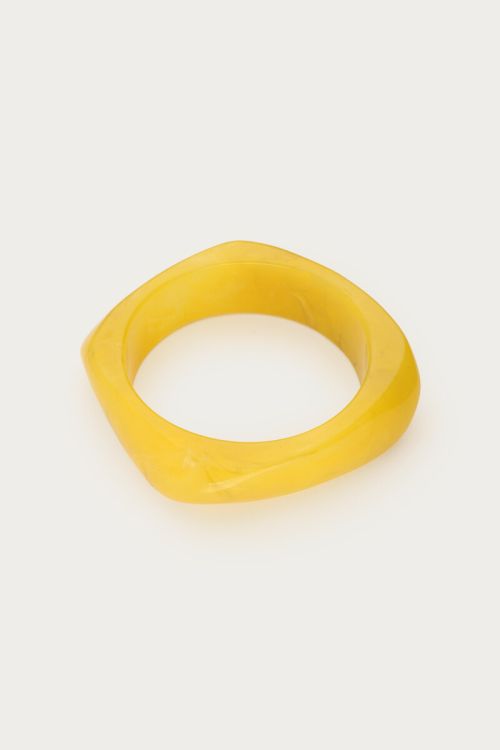 Yellow resin bangle | My Jewellery