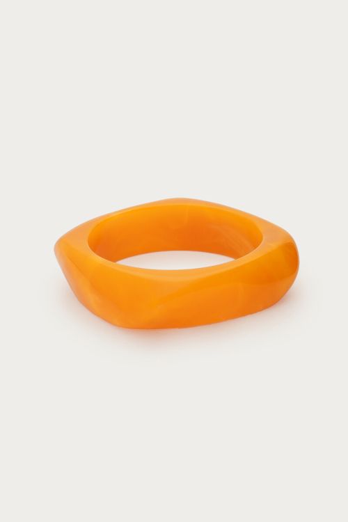 Orange resin bangle | My Jewellery