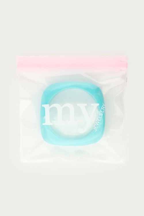 Blue resin bangle | My Jewellery