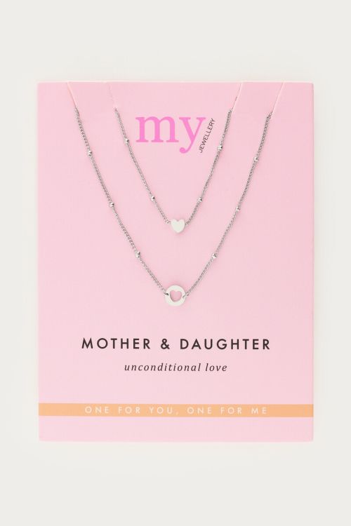 Mother & daughter necklace