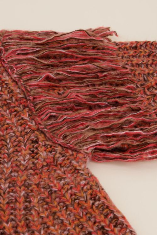 Multicoloured jumper with fringes | My Jewellery
