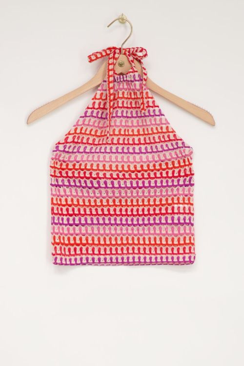 Multicoloured crochet tank top  | My Jewellery