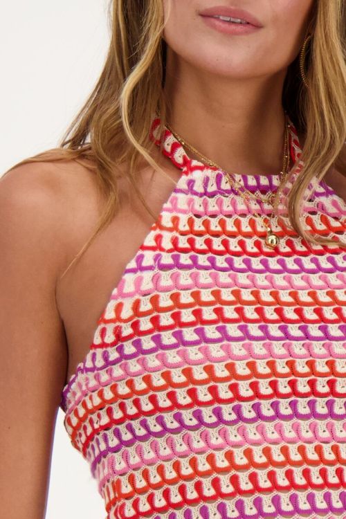 Multicoloured crochet tank top | My Jewellery