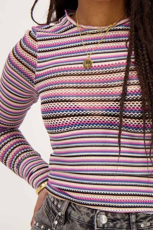 Multicoloured striped top | My Jewellery