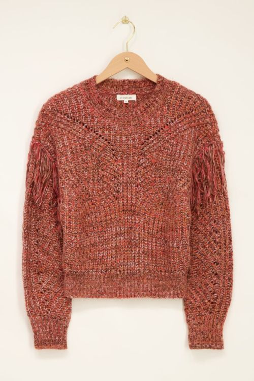 Multicolour jumper with fringes | My Jewellery