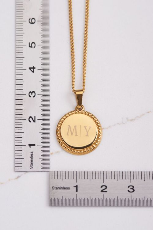 Atelier ketting met ronde bedel lang | My Jewellery