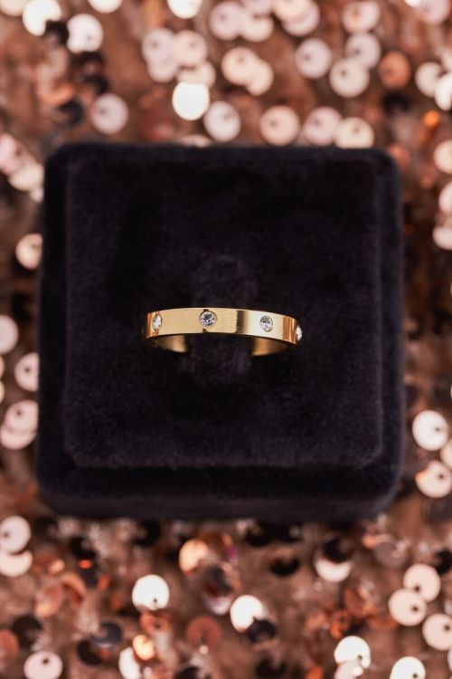 my-jewellery.com | Ring met transparante stenen