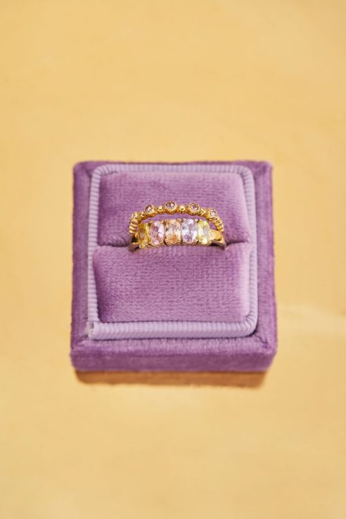Cocktail statement ring met multikleur stenen | My Jewellery