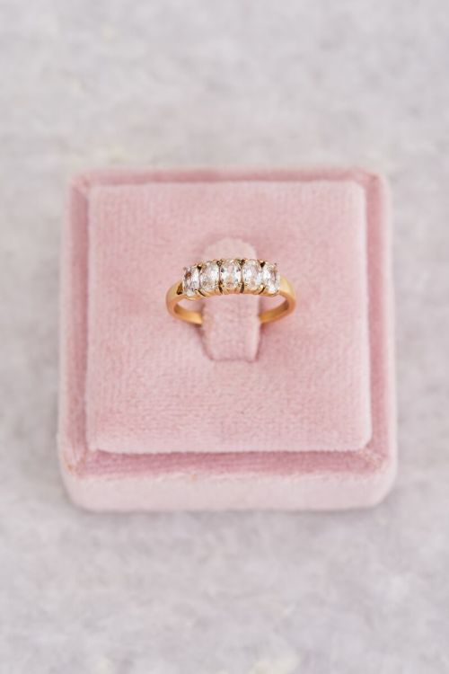 Cocktail statement ring met transparante stenen | My jewellery