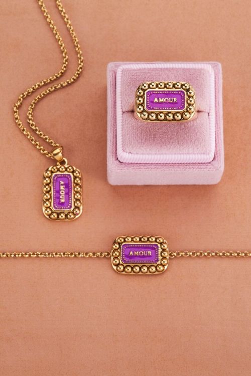 Bold Spirit armband roze amour bedel | My Jewellery