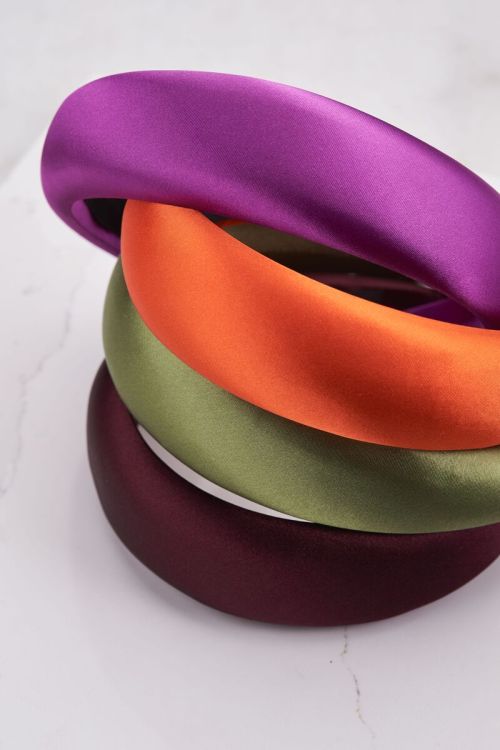 Heerlijk toewijding Oeps Bordeaux rode haarband satijn look | My Jewellery