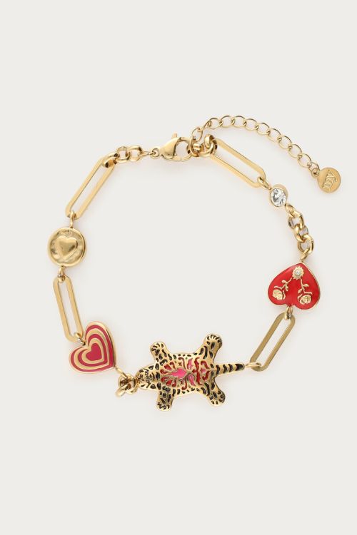 Mystic bracelet with leopard