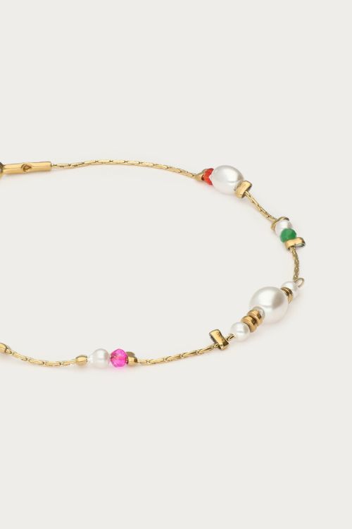 Mystic bracelet with faux pearls and beads | My Jewellery