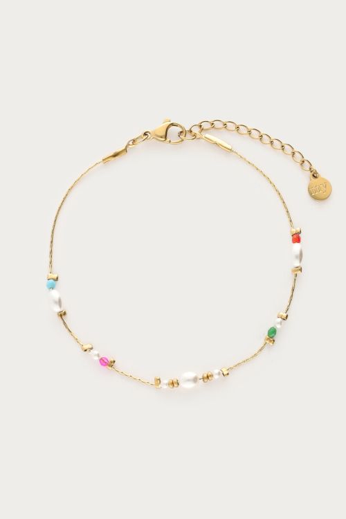 Mystic bracelet with faux pearls and beads | My Jewellery