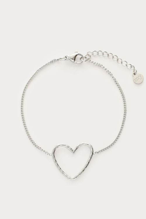 Mystic bracelet with open heart