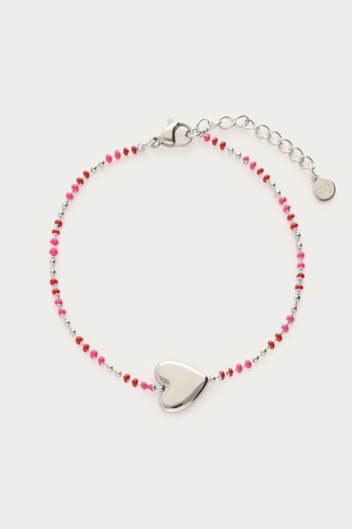 Mystic bracelet with red dots and heart | My Jewellery