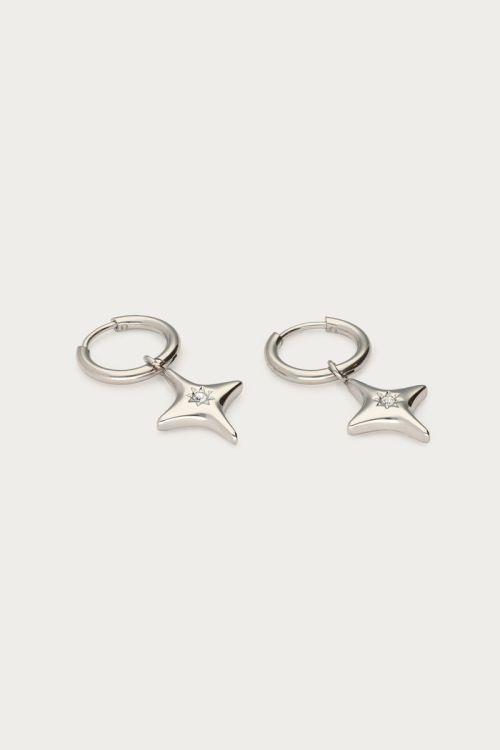Mystic hoop earrings with North Star  | My Jewellery