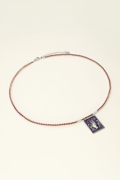 Mystic necklace with purple charm | My Jewellery