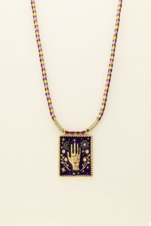 Mystic necklace with purple charm | My Jewellery